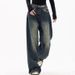 High-Waisted Loose Fit Jeans – Vintage Washed Denim For Effortless Street Style_ecoleips.com