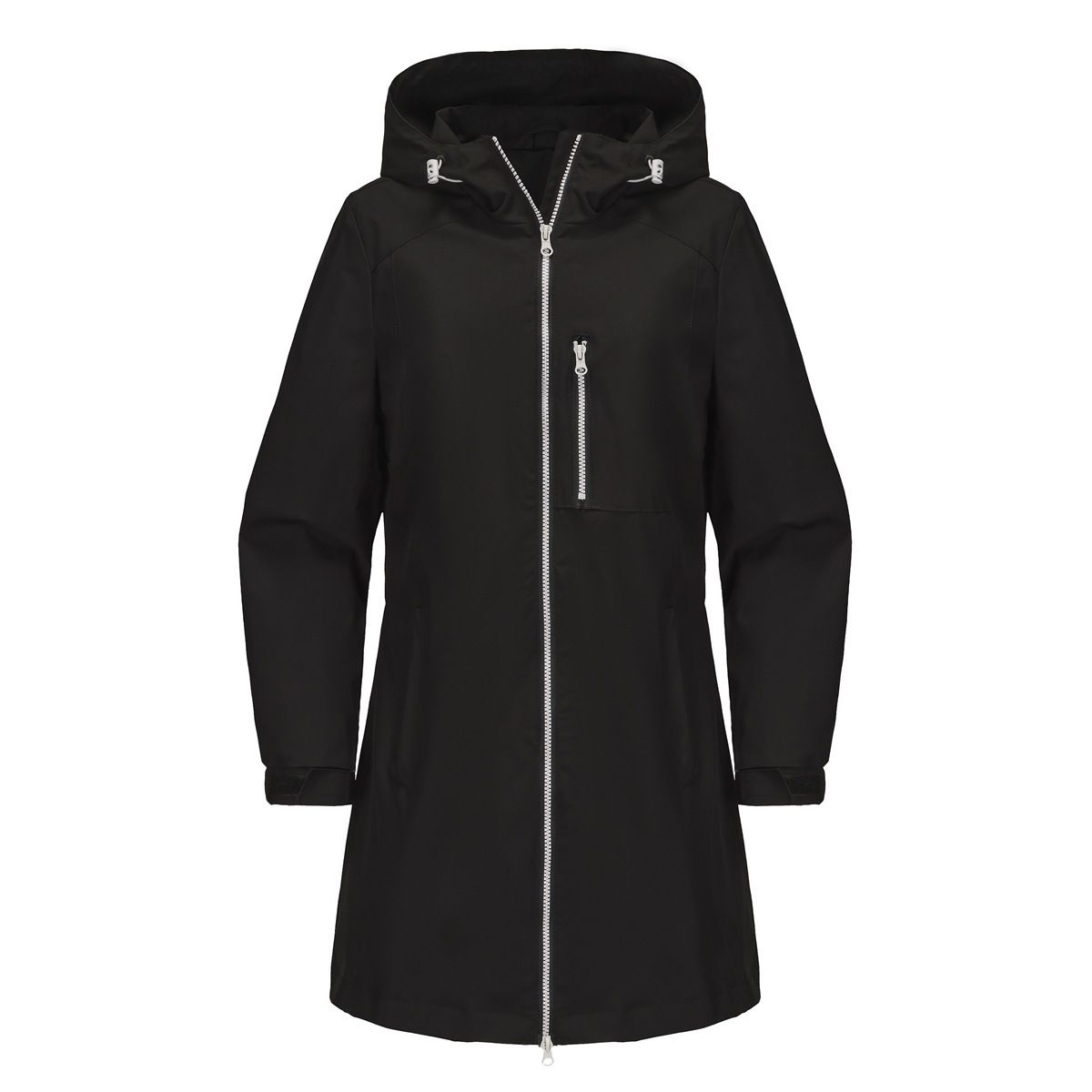 K Women's Hooded Long Sleeve Windbreaker For Outdoor Sports, Water-Resistant, Loose Fit, Casual And Windproof_ecoleips.com