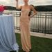 Talenza Strapless Glitter Long Dress Women's Sexy Fashion Backless Pleated Skinny Long Dress Glitter Luxury Party Evening Dress_ecoleips.com