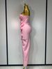 Women Celebrity Sexy Strapless Backless Flower Maxi Long Bodycon Bandage Dress Elegant Birthday Evening Club Party Dresses GCR8_ecoleips.com