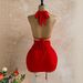 Summer Women's Backless Slim Fit Bodycon Dress Sexy Sleeveless Mini Dress for Casual Wear_ecoleips.com