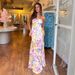 Women's Clothing Summer New Elegant Tube Top Mesh Print Waist Sleeveless Ruffle Dress_ecoleips.com