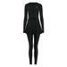 Conservative Long Sleeved Two Piece Swimsuit for Women plus Size Slimming Skirt Sun Protection Fuller Figure_ecoleips.com