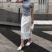 Talenza Elegant Lace Skirt Summer Solid Slim Lace Patchwork Fashion Skirt Luxury Casual High Waisted Office Lady Female Skirt_ecoleips.com