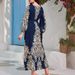Women's Clothing Fashion Digital Printing Long Sleeve Long Dress Middle Eastern Dress_ecoleips.com