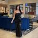 Women's Clothing Sexy Tube Top Dress Satin Splicing Sequin Fishtail Dress Female Dress Long Skirt_ecoleips.com
