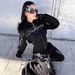 Unisex Zip-Up Hoodie & Jogger Set With Detachable Faux Fur Hood - Streetwear Pullover Sweatshirt & Pants Outfit_ecoleips.com