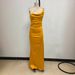 Women's Clothing Backless satin pleated suspender long skirt slim figure showing skirt dress sexy small dress seaside vacation women_ecoleips.com