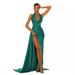 European and American fashion sexy women's dress new slim fit dance party host evening dress_ecoleips.com