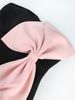 K Sexy One Shoulder Dress With Strapless Contrasting Bow Tie Dress_ecoleips.com