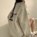 Korean Style Women's Oversized Fleece Lined Hoodies plus Size Loose Trendy American Style Spring Autumn Winter Goddess Sweatshirts_ecoleips.com