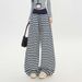 Autumn Winter Striped Loose Comfortable Long American-style Blue And White Drawstring Elastic Casual Pants, Stylish_ecoleips.com