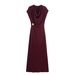 Women's Pleated Dress Elegant And Mature Style New Arrival Autumn_ecoleips.com