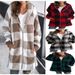 Women's Clothing Soft Fleece Zip-Up Hoodie Coat For Women – Plaid Long Sleeve Jacket With Pockets (8 Colors, S-6XL, Comfort Fit)_ecoleips.com