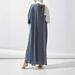 Middle East Dubai Clothing, Sun-protective Patchwork Cardigan Robe, Long Style_ecoleips.com