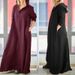 Bohemian Cotton Linen Long Dress With Flared Hem – Elegant Ethnic Style Loose Fit Tunic For Women_ecoleips.com