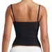 2026 Cross-Border European And American Summer New Women's Round Neck Vest Adjustable Strap Sleeveless Top_ecoleips.com