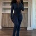 Spring And Summer Cross Border Sports And Leisure Women's Wear Sexy Tight Long Sleeve Micro Flared Two Piece Set_ecoleips.com