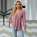 2025 Autumn And Winter New Jacquard Pleated Square Neck Long Sleeved Tailcoat Solid Color T-shirt For Women_ecoleips.com