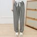 New Women Pajamas Home Pants Women's Pants Korean Style Loose Cartoon Elk Trousers Femme Plus Size Pants Outfits Bottoms Pyjamas_ecoleips.com