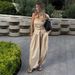 Cross-border Pure Cotton European And American 2026 Spring/summer Street Fashion Casual Relaxed Wide-leg Loose Lantern_ecoleips.com