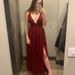 Cross-Border Elegant Sexy Spaghetti Strap Mesh Split Floor-Length Evening European And American Party Backl_ecoleips.com