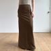 New 2025 Sexy Elegant Solid Color Minimalist Midi Skirt for Women Floor Length Spring/Summer European And American Style Wholesale_ecoleips.com