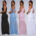 Women's Temperament Oblique Shoulder Dress C7370 Cross Border Fashion Solid Color Sexy Perspective European American Style Clothing_ecoleips.com