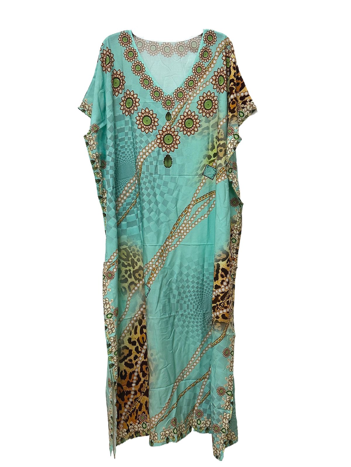 K Beach Cover Shirt Bohemian Style Beach Skirt Plus Size Dress_ecoleips.com