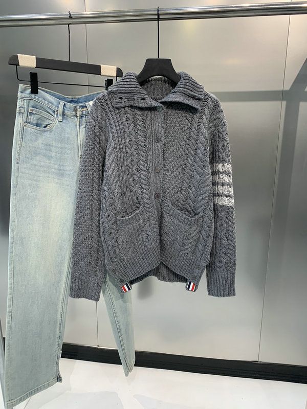 can Be Added As A Label. Supports Encrypted Labels. 1859 Color Dot Cable Knit Cardigan_ecoleips.com