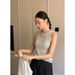 Returns No Exchanges Wardrobe Regular Wool Inner Outer Wear Vest Women's Sleeveless Top Solid Color Versatile 0558_ecoleips.com