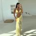 Women's Clothing Lace Maxi Dress Three Piece Solid Color Bikini Set Sexy Vacation Beachwear Polyester Spring/Summer_ecoleips.com
