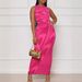Summer New Black And White Stripes Gradual Change Sexy Slim Waist Hip Tight Dress_ecoleips.com
