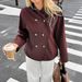 Diyun European And American Casual Vacation Style Button Long Sleeve Jacket Women's Clothing 2025 Autumn_ecoleips.com