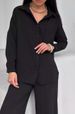 Women's Solid Color Cardigan And Wide Leg Trousers Set Casual Outerwear With Pockets_ecoleips.com