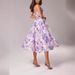 Women's Clothing Sleeveless Printed Hem Dress New Style_ecoleips.com