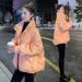 girl Girl Short Down Jacket For Women Winter 2025 New Korean Fashion Loose Fit Petite Stand Collar Thickened Cotton Coat_ecoleips.com