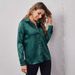 Verve Women's Clothing 2025 Autumn New Turn-down Collar Open Button Leopard Print Jacquard Long Sleeve Shirt_ecoleips.com