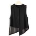 2025 Summer New Irregular Fashionable Cardigan, Stylish And Slimming, Versatile Sleeveless Women's Design Mesh Vest_ecoleips.com