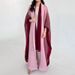 Women's Clothing Plus Size Spring Coat For Women With Gradient Color Loose Bat Sleeves For Women Fashionable Long Sleeve Robe Coat_ecoleips.com