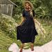 European Slim-Fit Dress 2023 Spring/Summer Casual Vacation Flared Skirt High-Waisted Slimming_ecoleips.com