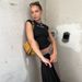 Summer New Style Women's T-Shirt Letter Print Tight Fitting Cropped round Neck Short Sleeve European American Cross Border Clothing for Women_ecoleips.com