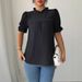 Women's Clothing Simple Fashion Style Lace Collar Hollow Shirt Women's Clothing Spring And Summer_ecoleips.com