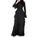Diyun Fashion High-End Long-Sleeve Long Dress Women's Clothing 2025 Autumn/Winter Independent Station Elegant_ecoleips.com