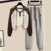 Women's Clothing Casual Suit Early Spring Sports Suit Women's Loose 2024 Spring And Autumn New Style Age Reducing Drawstring Sweatpants Two Piece Suit_ecoleips.com