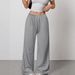 AD239 Fashion 2025 Spring European And American Style Street Trend Women's Loose Slimming Thin High-Waisted Casual Pants_ecoleips.com