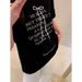 Hong Kong Style Niche Design Sense Letter Printing Short-sleeved T-shirt Women's 2026 Spring Women's Clothing New Loose And Versatile Top_ecoleips.com