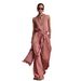 Women's Clothing Women's Casual Cotton Blend Jumpsuit Sleeveless Drawstring Style Fashion For Formal & Casual For Women_ecoleips.com