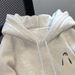 Men's Heavyweight Long Sleeved Fleece Lined Thickened Top American Style Autumn Winter Loose Fit Outerwear_ecoleips.com