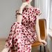 Summer Hepburn-style Elegant And Youthful Long Dress, Satin Floral For Women, Vintage Polka Dot Drapey Slimming Dress_ecoleips.com
